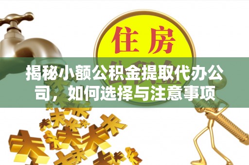 突泉揭秘小额公积金提取代办公司，如何选择与注意事项