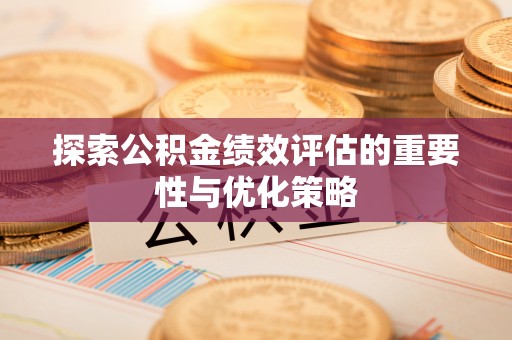 突泉探索公积金绩效评估的重要性与优化策略