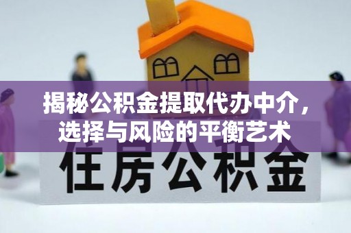 突泉揭秘公积金提取代办中介，选择与风险的平衡艺术